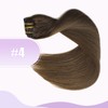 Sindra Clip-In Real Hair Extensions, Brown, Real Human Hair, Remy