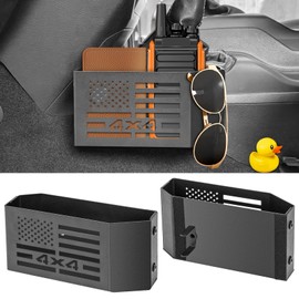 CALBEAU Gear Shift Organizer for Jeep Wrangler Accessories and Jeep Gladiator JT JL JLU 4XE 2026-2018, Upgraded Metal Center Console Organizers Storage Box Tray (Not for JK/JKU)