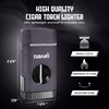 CUBARO Cigar Lighter with V Cutter – Triple Jet Torch