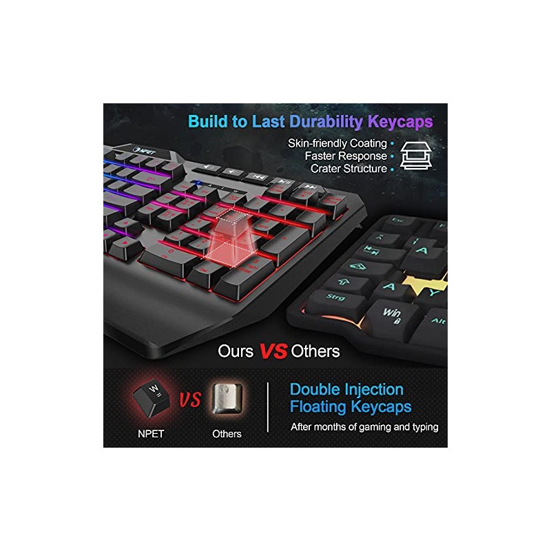 NPET Teclado para juegos K31