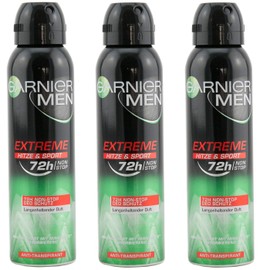 Garnier Men Extreme Heat & Sport, 3 x 150 ml