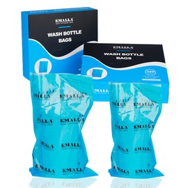 Tattoo Bottle Bags - Yuelong 250PCS Tattoo Wash Bottle Bags Covers 6 X 10 Inch Dental Bottle Bag Covers Squeeze Bottle Bag Sleeves Barrier for Bottles Tattoo Cleaning Tattoo Supplies (Blue)