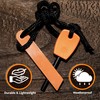 Prep-Right Survival - Mini Alloy Ferrocerium Flint Fire Starter, Thick