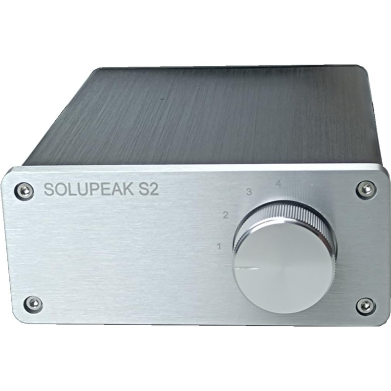 SOLUPEAK 4 Way Stereo RCA Audio Switch Input Signal Source