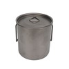 Titanium Mug 500ml Rounded Edge Design Lightweight Portable Mug with