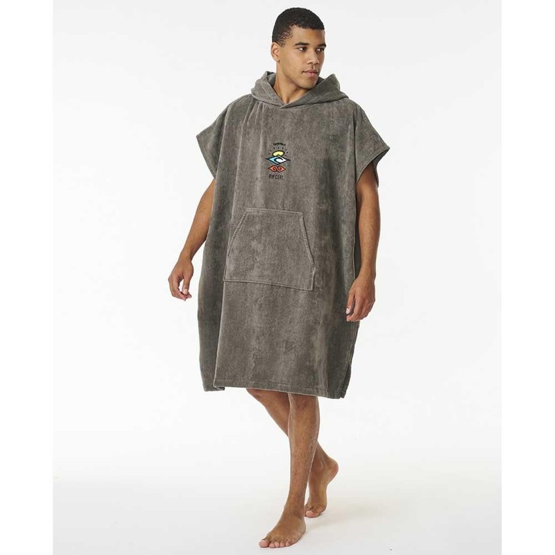 Rip Curl Men's Logo Hooded Towel Changing Robe/Poncho 00GMTO -