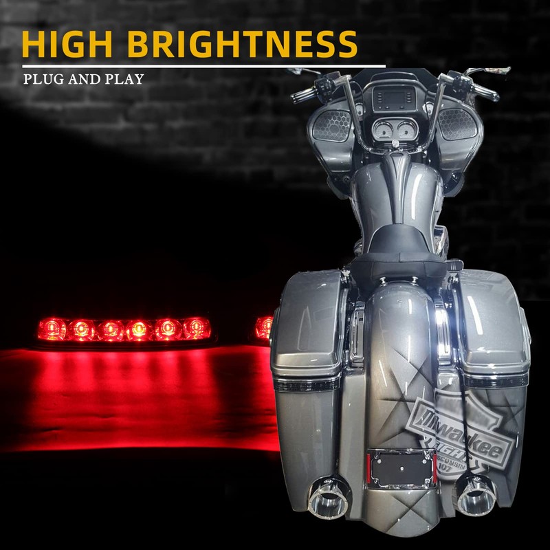 DREAMIZER Saddlebag Luggage Tail Light LED Rear Lamp Compatible with