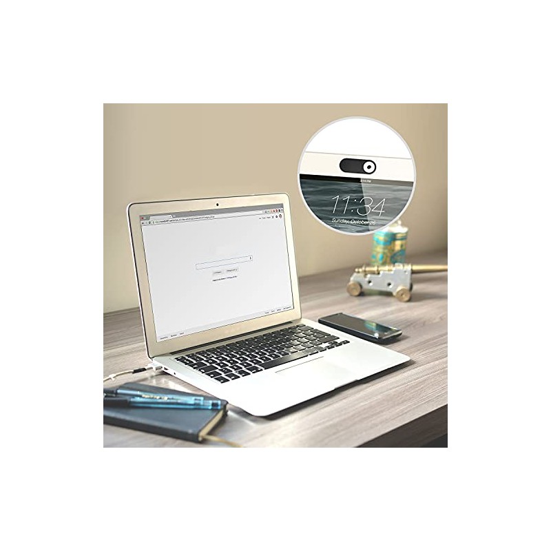 Cubierta Webcam , 6 Tapas Webcam Cover Deslizantes UltraFinas para