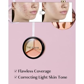 Corrector en tres tonos Cover Perfection de SAEM 03 Correct Up Beige para pieles claras a claras Corrector de cobertura total de 3 colores que cubre i