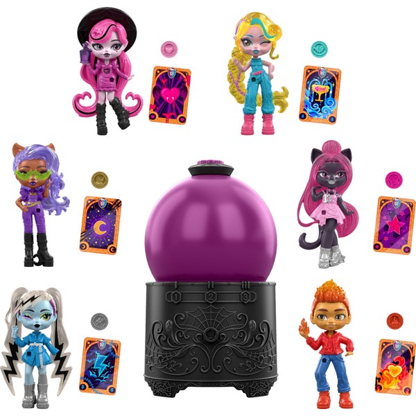 Monster High Potions Crystal Ball Mini Dolls, Surprise 3-inch Character