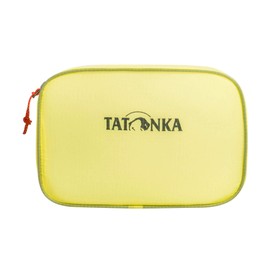 Tatonka SQZY Zip Bag 4 L – Ultralight Pack Sack with Zip – Ideal for Sorting Travel Luggage – 4 Litres – PFC-Free – Yellow