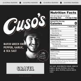 Cuso Cuts Gravel BBQ Rub - All-Purpose Rub - Spices for Steaks, Meat, & Veggies - Perfect for Burgers, Chicken, Pork, Beef, Ribs, and Pork Chops - Steak Seasoning for Grilling - 1 Count