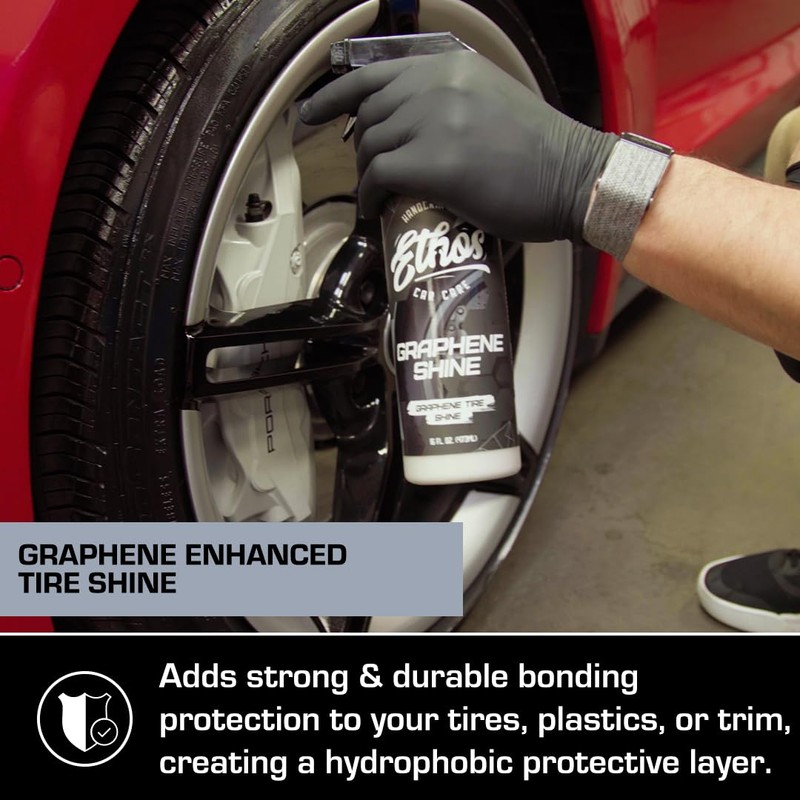 Ethos Graphene Shine - Trim & Tire Shine Spray, High