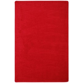 Joy Carpets Endurance Solid Colored Area Rug in Color Red, 12' x 6'