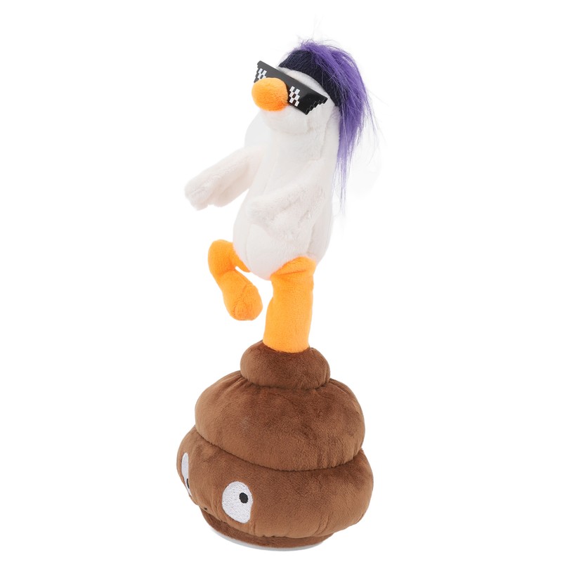 Baby Electric Plush Doll Goose Shape Interactive Talking Singing Dancing