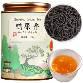 Yuexi Phoenix Oolong Tea Loose Leaf Ya Shi Xiang Dancong Tea Loose Leaf 4.23oz/120g Top-grade Chaozhou Phoenix Mountain Tea Rich Flavor 凤凰单枞 鸭屎香 潮州乌岽乌龙茶 单枞茶叶鸭屎香