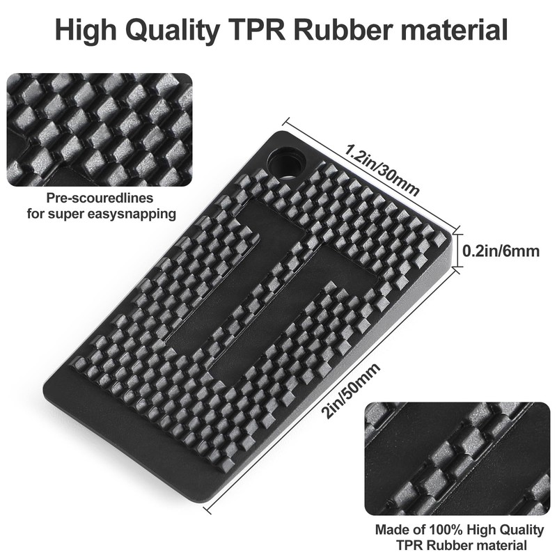 Furniture Levelers Pads,20 Pack Flexible Rubber Table Leveling Shims for