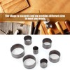 7 Pieces Leather Cutting Dies Set Round Handmade Puncher Leather
