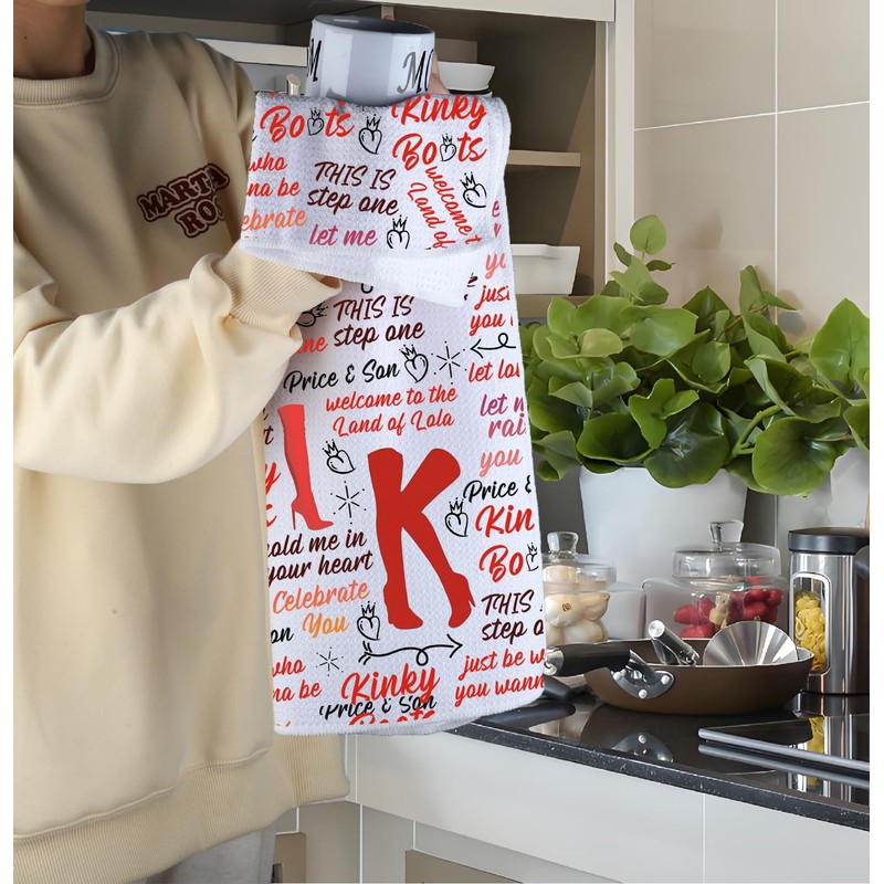 MNIGIU Musical Lover Gift Musical Quotes Dish Kitchen Towel for