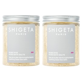 SHIGETA Rose Dive Bath Salt, 10.0 oz (285 g), Set of 2