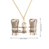 Opera Glasses, 3X25 Theater Glasses with Necklace Retro Theater Binocular