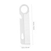 Mikinona 1pc Portable Stainless Steel Beard Comb for Men Multifunctional