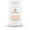 Vita World Calcium 600 mg + Vitamin D, 60 Tablets,