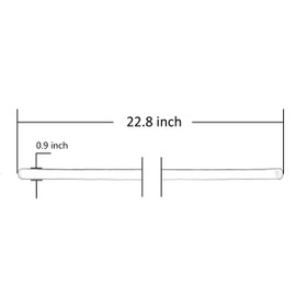 HQUA-OWS-6Q Quartz Sleeve for 6GPM Water Purifier Sterilizer