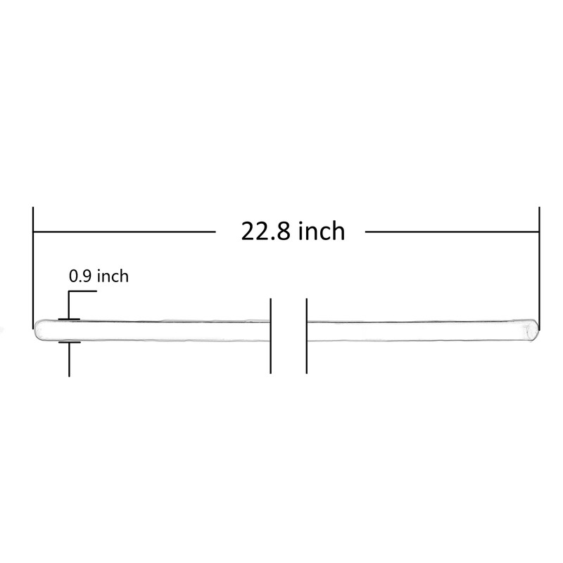 HQUA-OWS-6Q Quartz Sleeve for 6GPM Water Purifier Sterilizer
