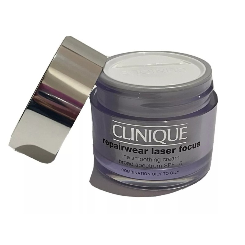 Clinique Repairwear Laser Focus Line Smoothing Cream SPF15 1.7oz NIB