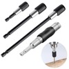 4 Pack Bit Holder, Magnetic Drill Bit Holders 60mm 100mm