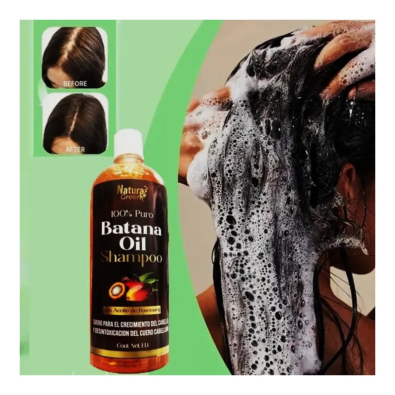 Shampoo De Aceite De Batana Y Romero Crecimiento 2pack 1lt