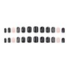 Bhidenaw Nail Tips, 24 Pieces, Nail Tips, Short, Japanese Style,