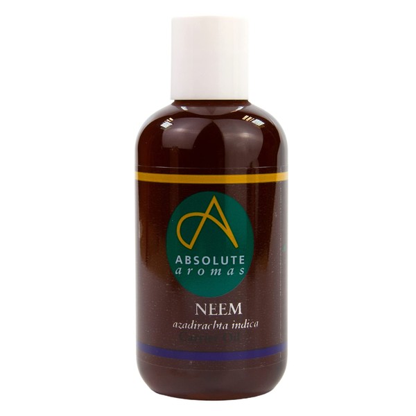 Absolute Aromas Neem Oil 150ml - Pure, Natural, Cold-Pressed, Vegan and Cruelty Free – Moisturising Oil for Face, Hair and Skin