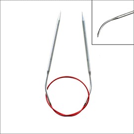 ChiaoGoo Stainless Steel Red Circulars Needles, US 5, 32"