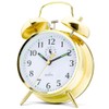 Acctim CK0030 Large-Bell Alarm Clock - Brass, 16.5 x 12