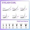 ACTROL Easy Fan Lashes Eyelash Extensions 0.07 C 60° Curl