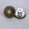 12PCS No-Sew Jeans Buttons Kit – 17mm Removable Metal Waist