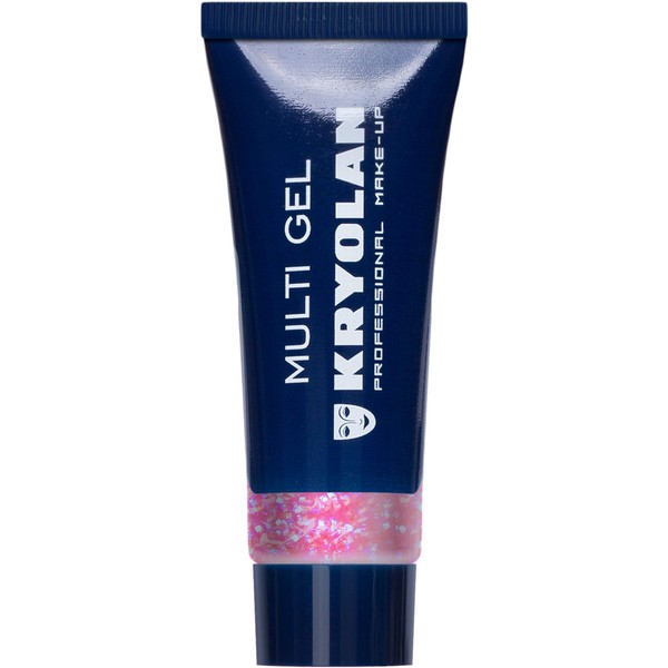 Kryolan Multi Glitter Gel Coarse 10 ml Pearl Rose