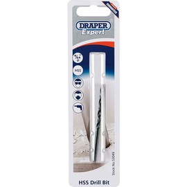 Draper Expert 9/64" HSS Drill Bit for Metal Pack of 2