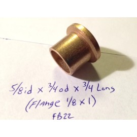 Oilite Flange Bushing Bronze 5/8 id x 3/4 odx3/4 Brass Bush Shim Spacer Bearing