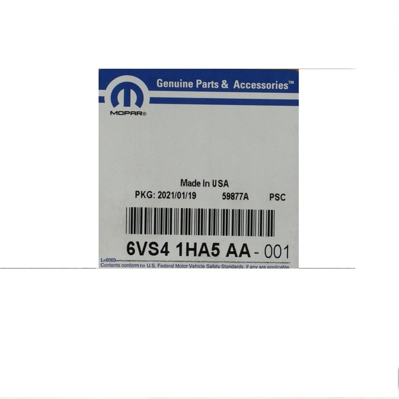 Mopar 6VS41HA5AA DECAL REAR QUARTER