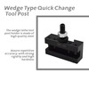 waltyotur 4Pcs AXA Tool Post 250-101 Wedge Type Quick Change