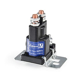 MaySpare 80-Amp 12V Continuous Duty Solenoid Battery Isolator and Starter Relay - White 4 Pin SPST