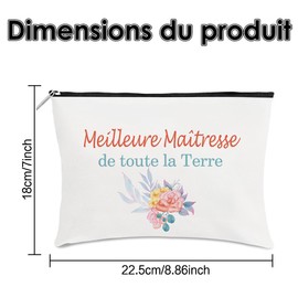 Geschenk für die Lehrerin der Schule, Atsem Kindergarten, Danke für die Lehrerin, kleine Geschenke zum Geburtstag, Kosmetiktasche, vielen Dank für Ihre Hilfe beim Wachsen
