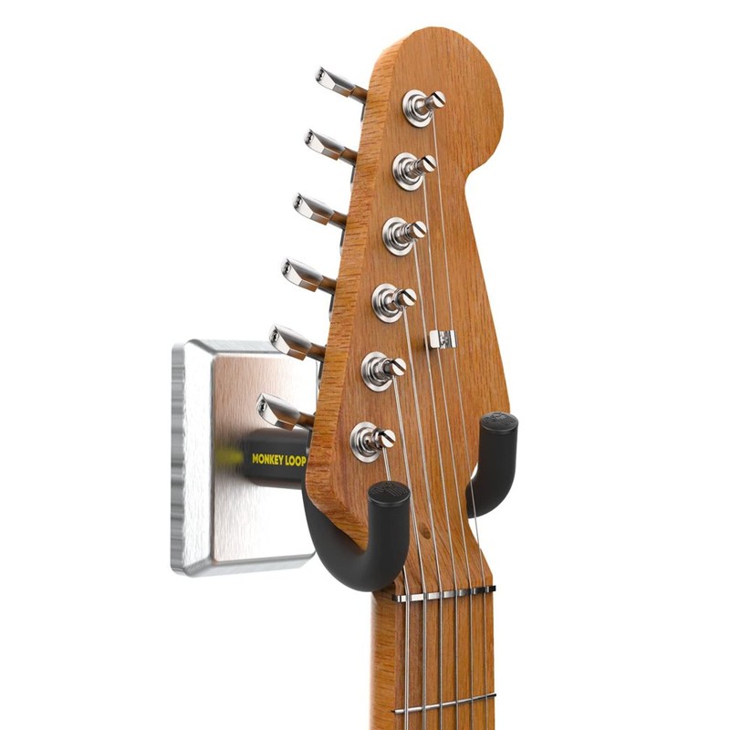Monkey Loop Wall Prime Chrome Soporte De Pared Para Guitarra