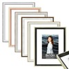Abtgt 8x10 Picture Frame Set of 6, Rustic Retro Photo
