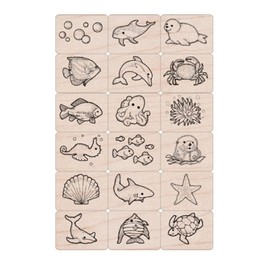 Hero Arts Ink 'n Stamp Tub-Sea Life