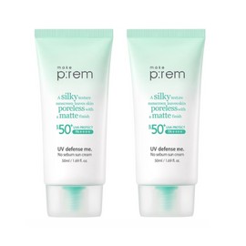 MakePrem 1+1 Make Prem UV Defense Me No Sebum Sun Cream 50ml / 1+1 메이크프렘 유브이 디펜스 미 노세범 선크림 50ml