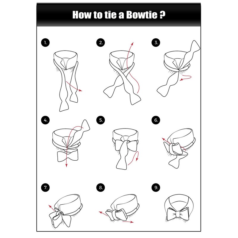 Alizeal Men's Fashion Adjustable Self-Tie Bowties with Pocket Square Set